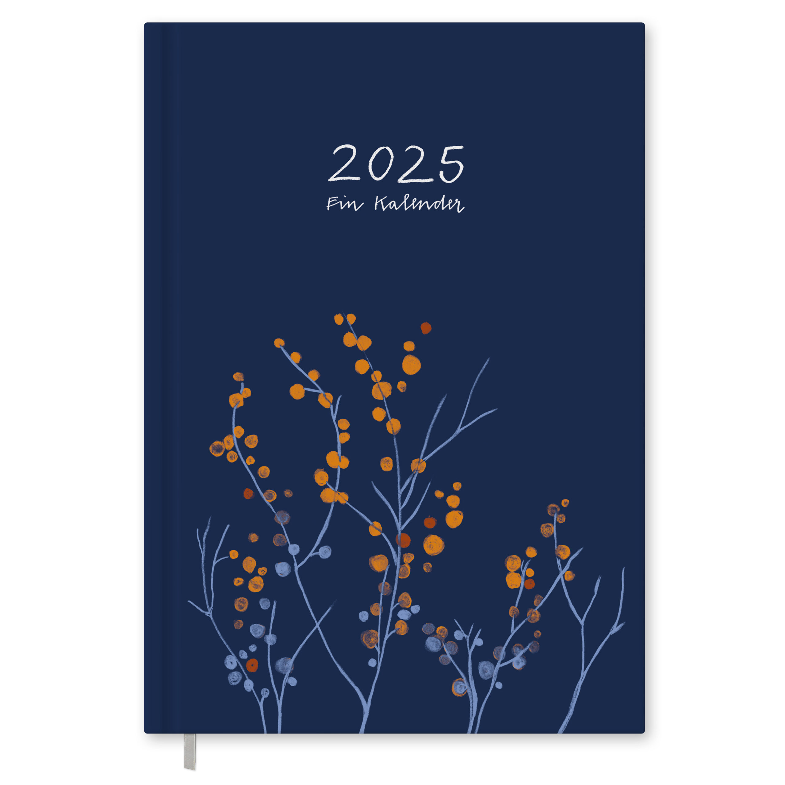 A5 Terminkalender 2025 - Eine Gute Woche, Hardcover, Blau Weiß | Kalender A5 2025