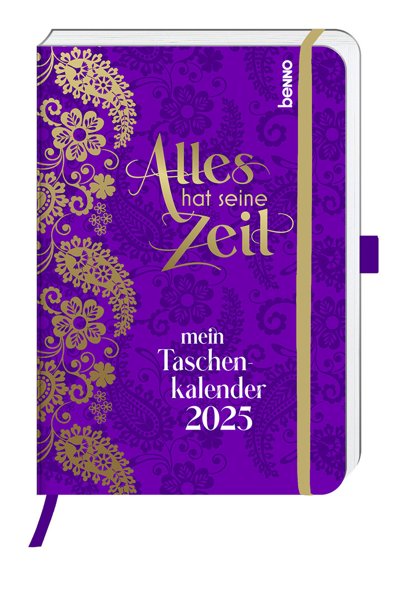 Alles Hat Seine Zeit - Mein Taschenkalender 2025 (Gebundenes Buch) | Kalender 2025 Buch