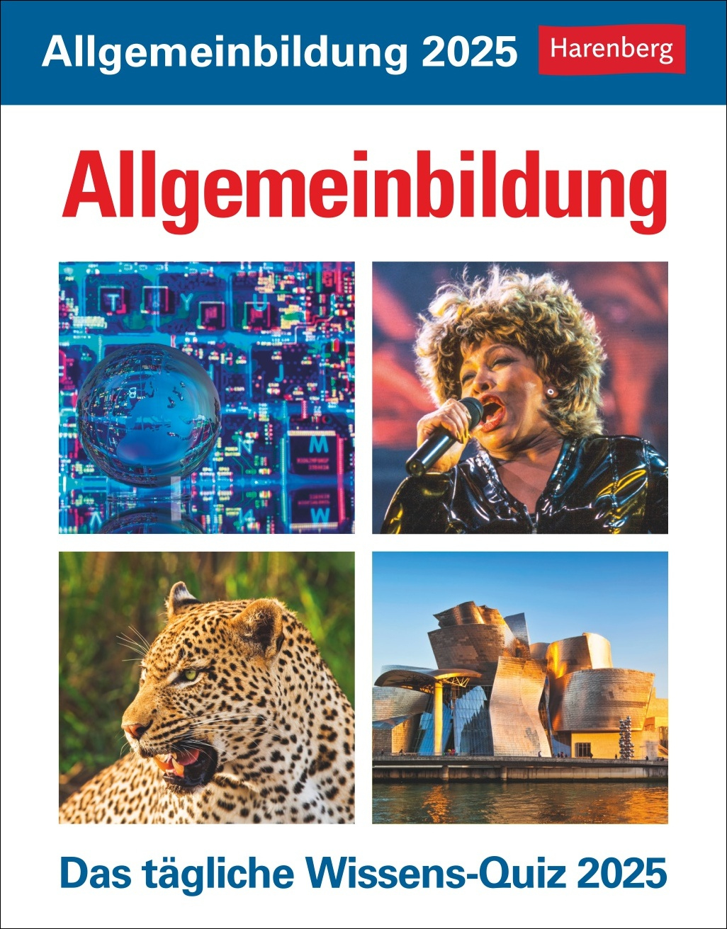 Allgemeinbildung Tagesabreißkalender 2025 - Harenberg Verlag | Harenberg Kalender 2025