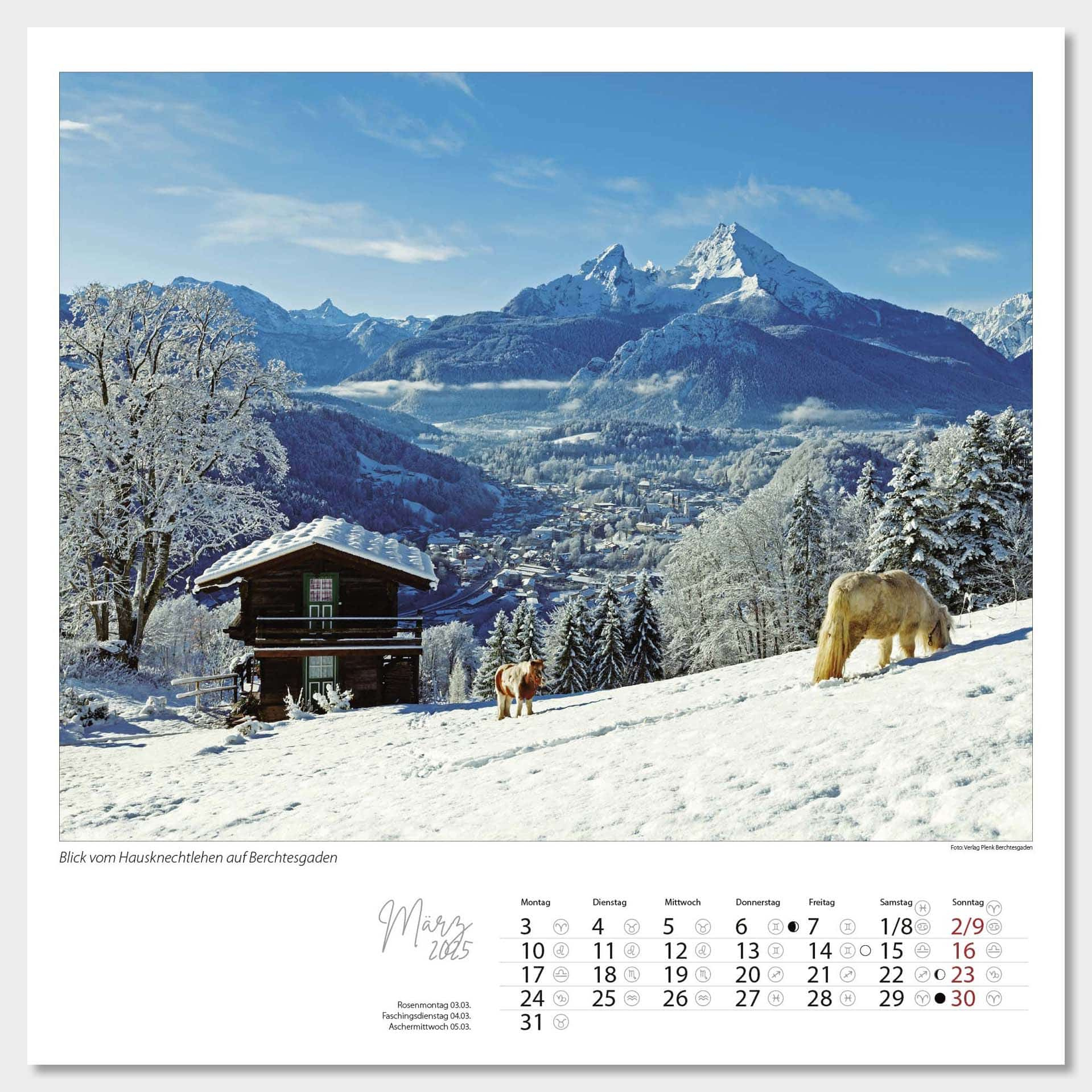 Berchtesgadener Heimatkalender 2025 | Verlag Bild Und Heimat Kalender 2025