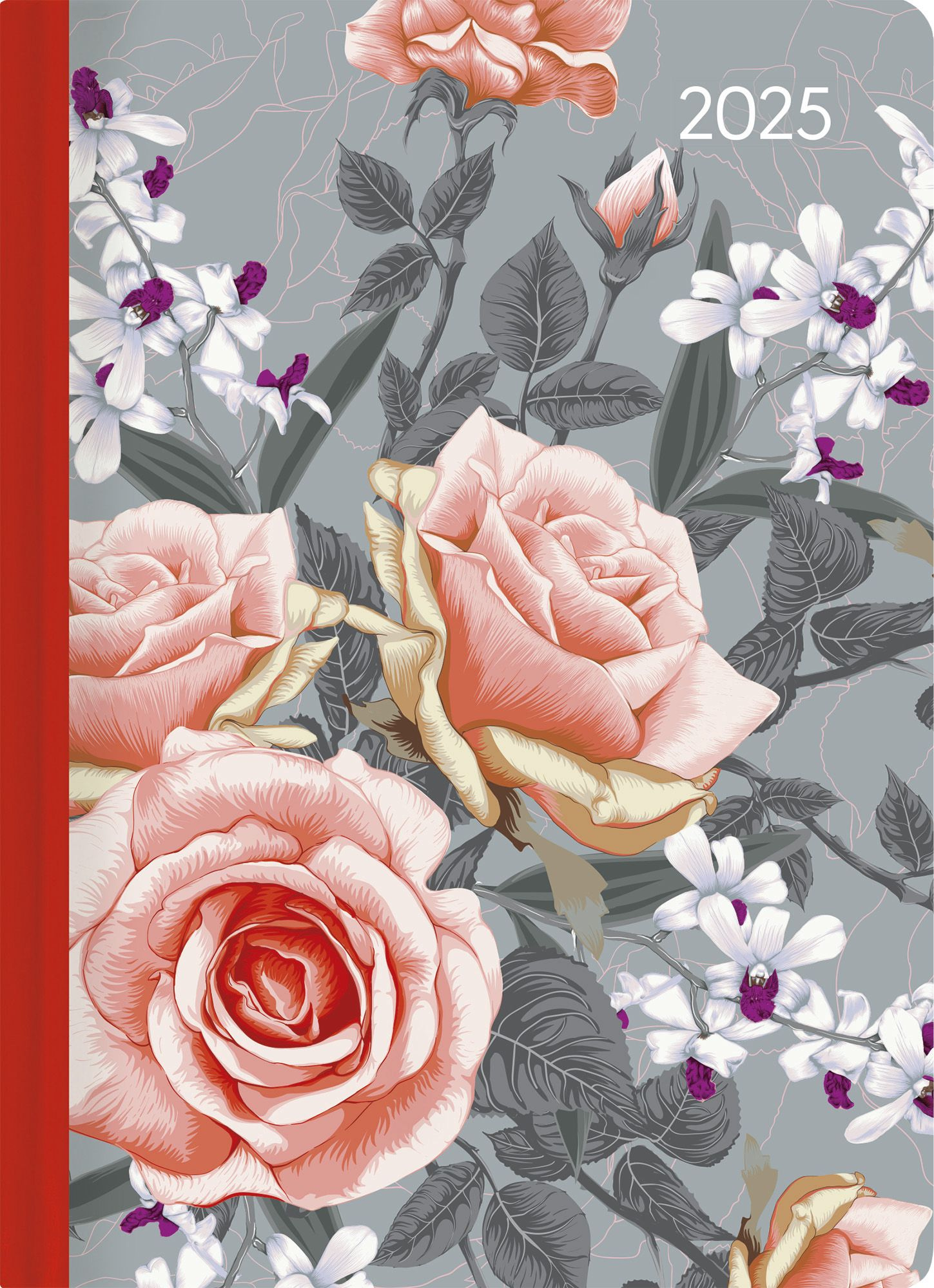 Daily Journal Style Roses 2025 - Taschen-Kalender A6 - Rose - Dayday - 352 Seiten - Notiz-Buch - Alpha Edition - Lebensfreude &amp;amp; Entspannung | | Alpha Edition Kalender 2025