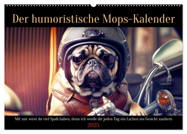 Mops Kalender 2025