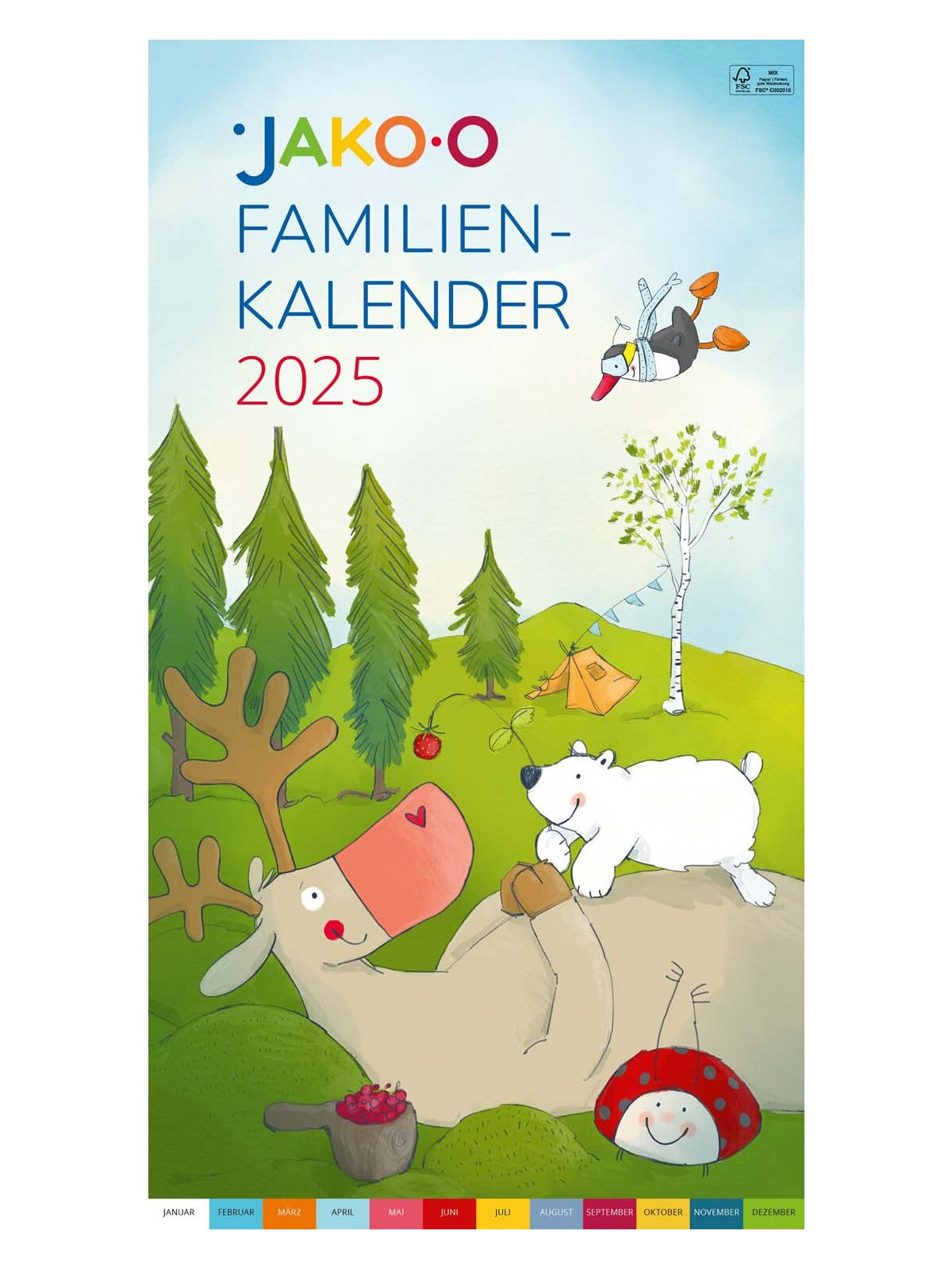 Familienkalender 2025, 9,95 € | Jako O Kalender 2025