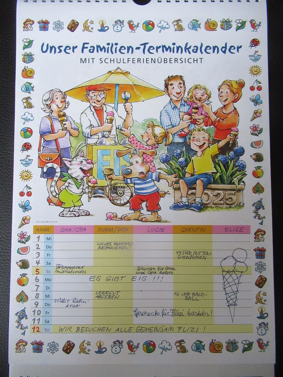 Familienkalender Online Kaufen | Ebay | Ernsting&amp;#039;S Family Kalender 2025