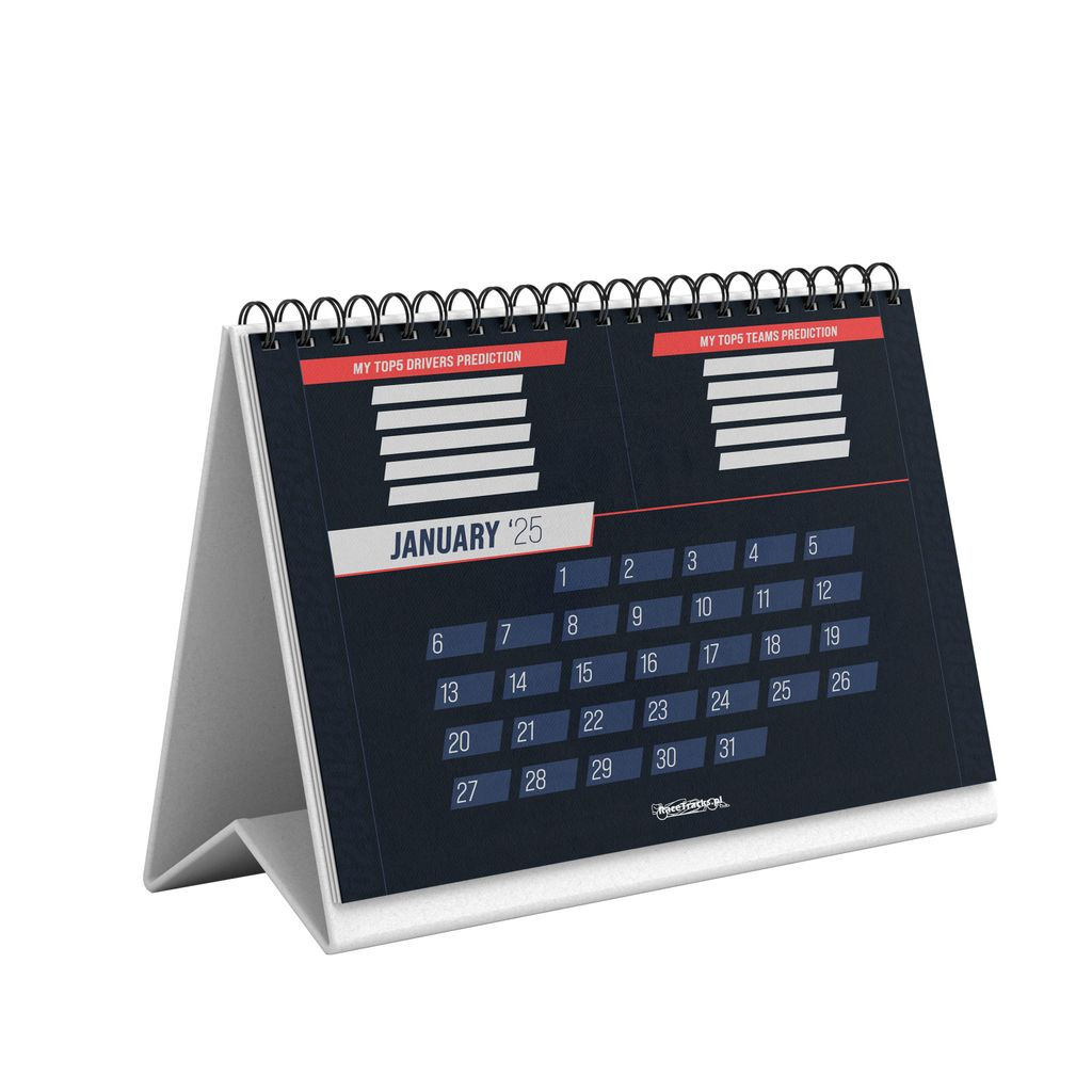 Formel 1 2025 A5 Tischkalender, F1 2025 | Kaufland.de | F1 Kalender 2025