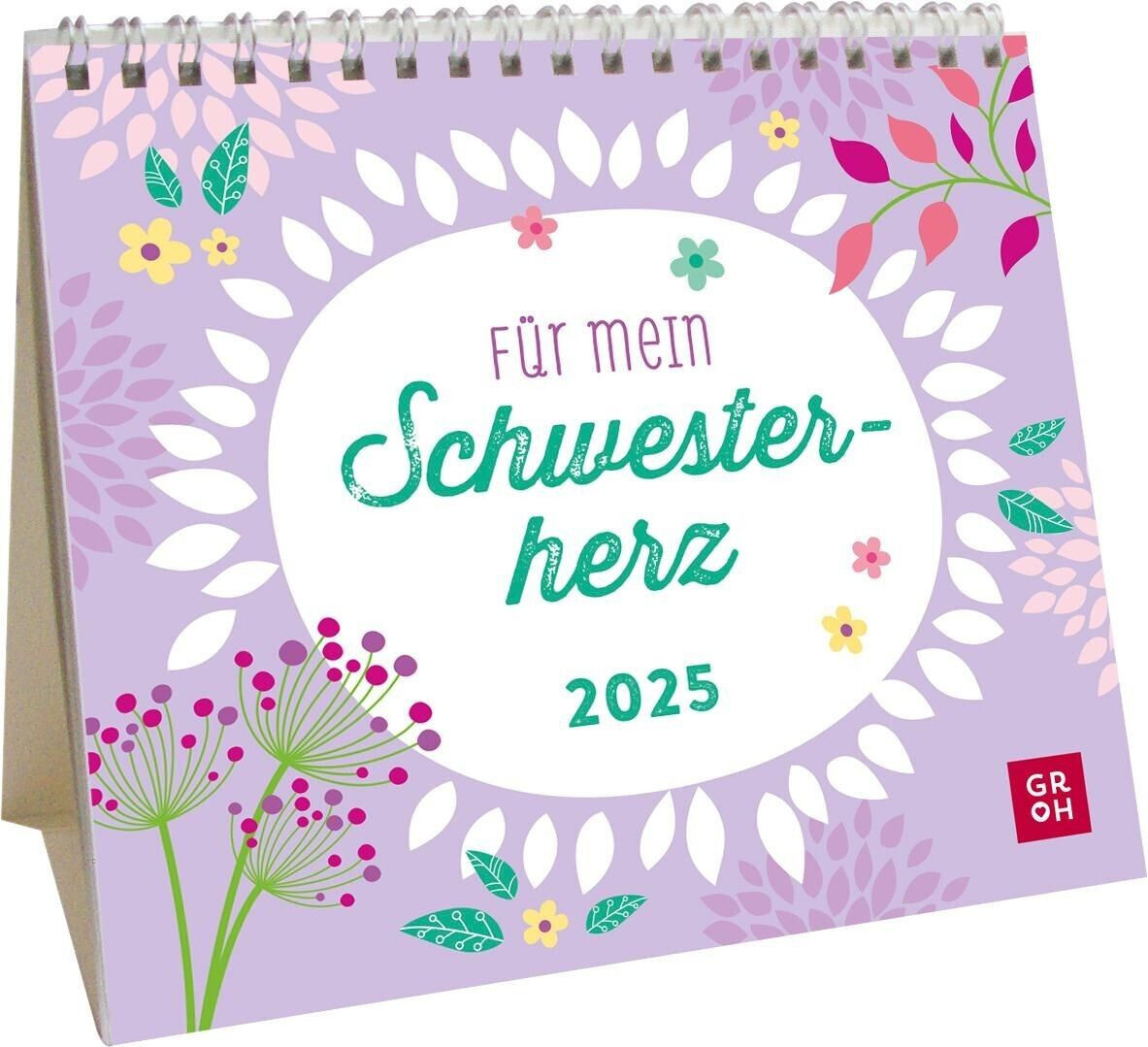 Groh Mini-Kalender 2025 Für Mein Schwesterherz Ab 3,99 | Groh Kalender 2025