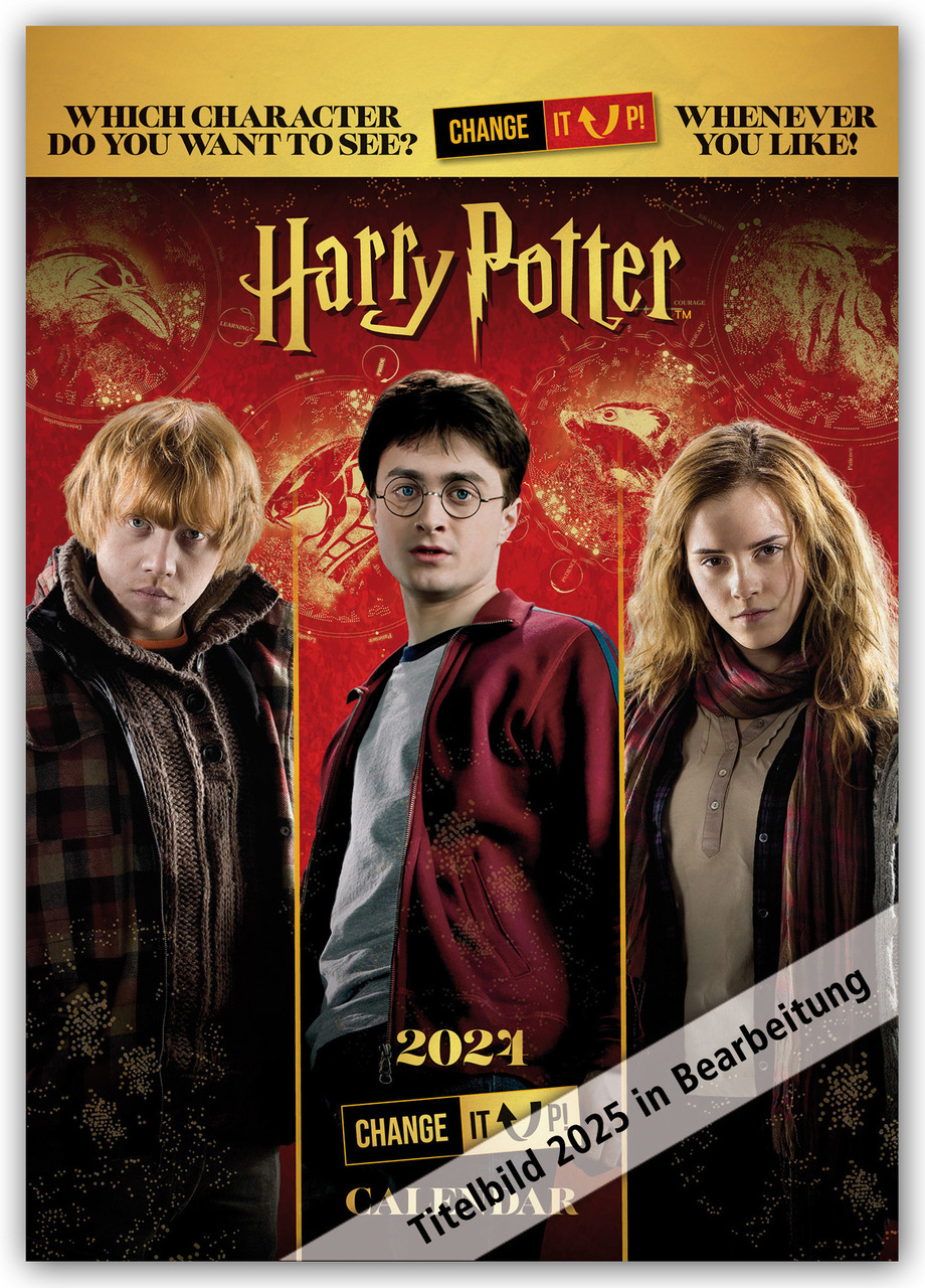 Harry Potter - Change It Up - A3-Posterkalender 2025 | Harry Potter Kalender 2025