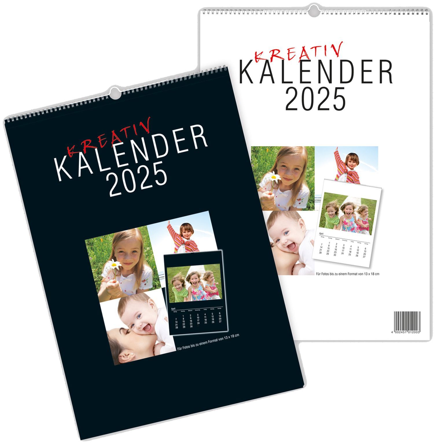 Kalender 2025 Zum Selbstgestalten Für 13X18 Fotos - Foto Erhardt | Kalender 2025 Selber Gestalten