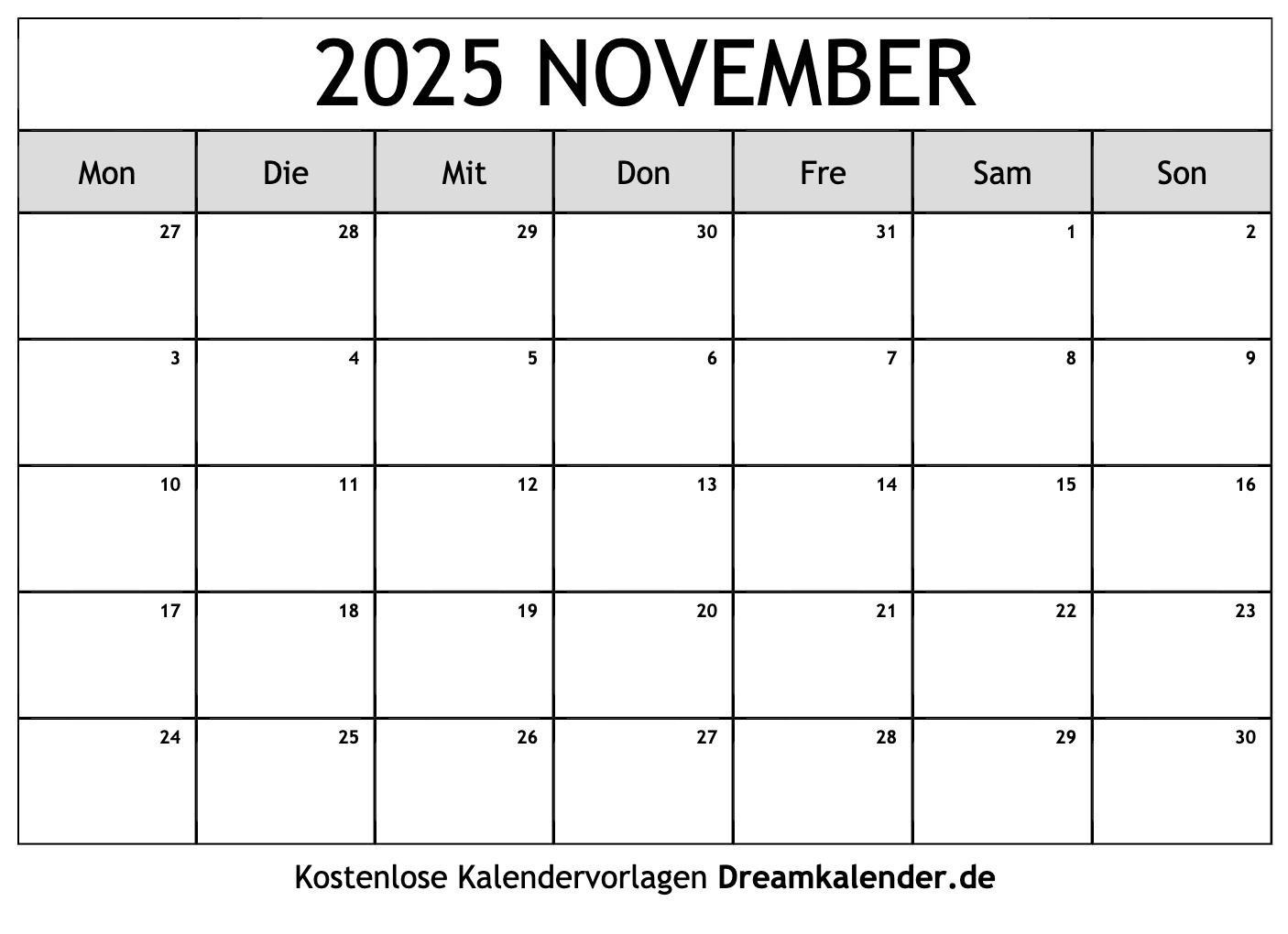 Kalender November 2025 | Kalender November 2025