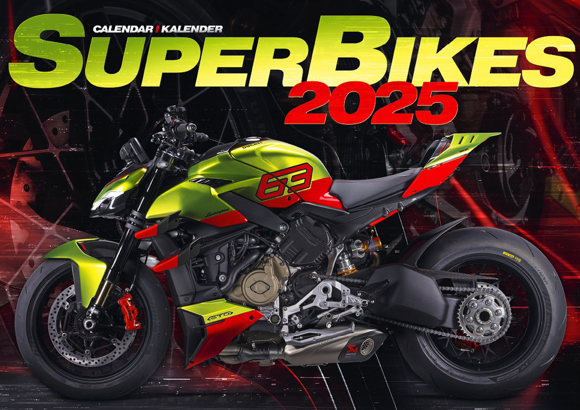 Motorräder 2025 - Der Motorrad Kalender | Superbike Kalender 2025