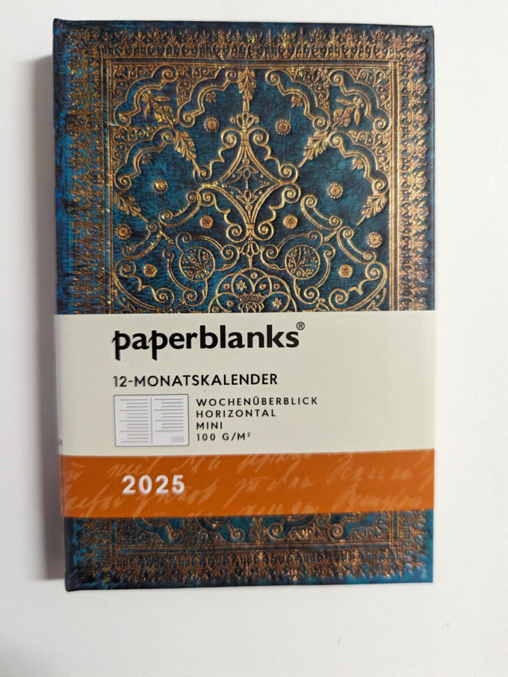 Paperblanks Kalender 2025 Mini Horizontal