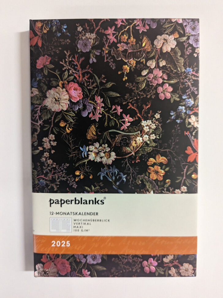 12 Monate Paperblanks Kalender 2025