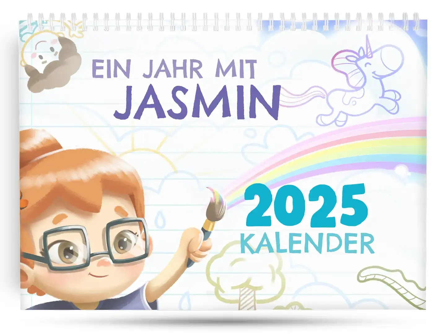 Personalisierter Kalender 2025 Für Kinder - Hurra Helden | Personalisierte Kalender 2025