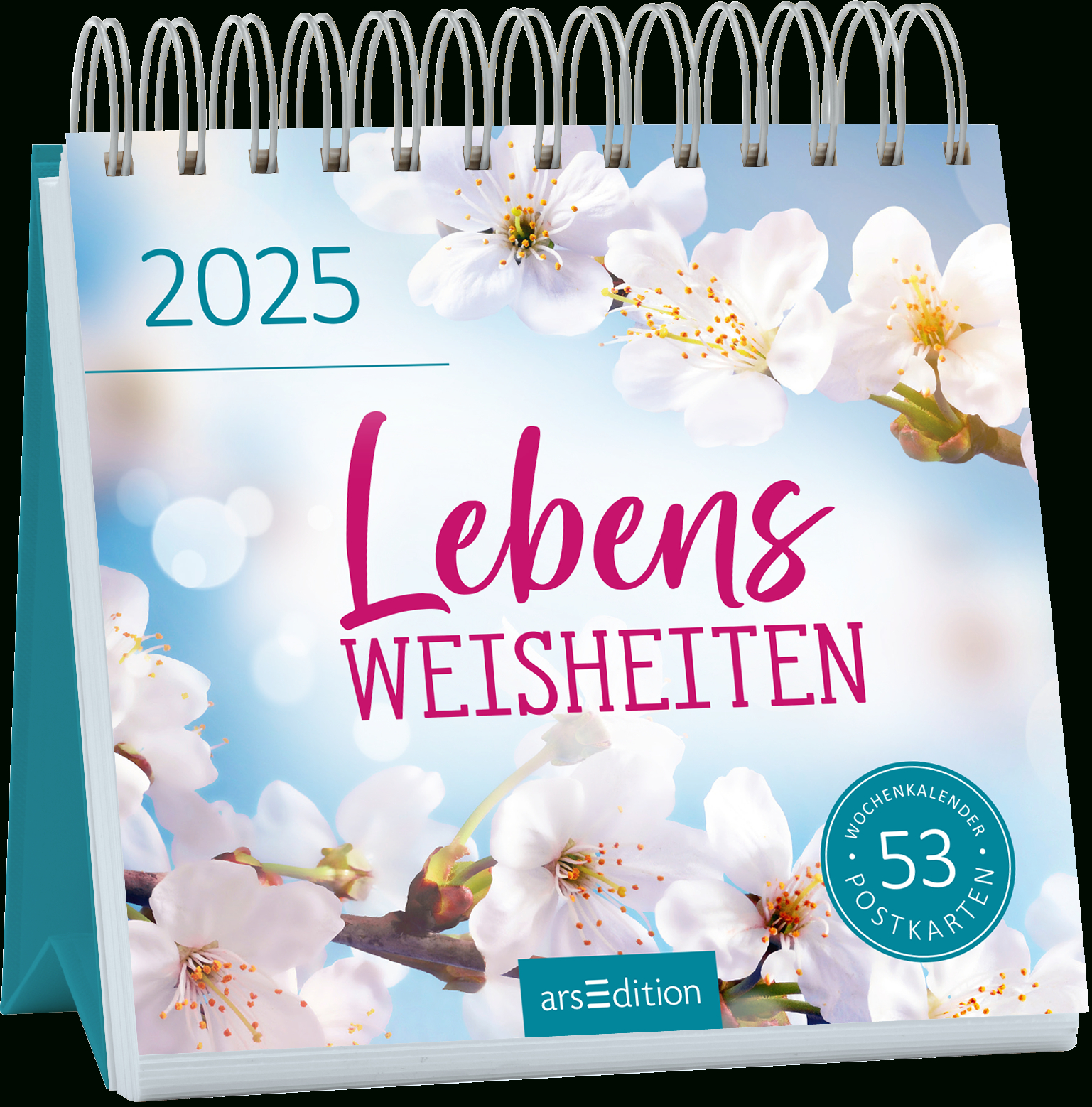 Postkartenkalender Lebensweisheiten 2025 | Arsedition Verlag | Ars Edition Kalender 2025