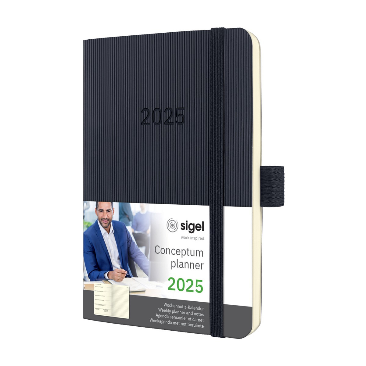 Sigel C2525 - Terminplaner Wochennotiz-Kalender Conceptum 2025, Ca | Conceptum Kalender 2025