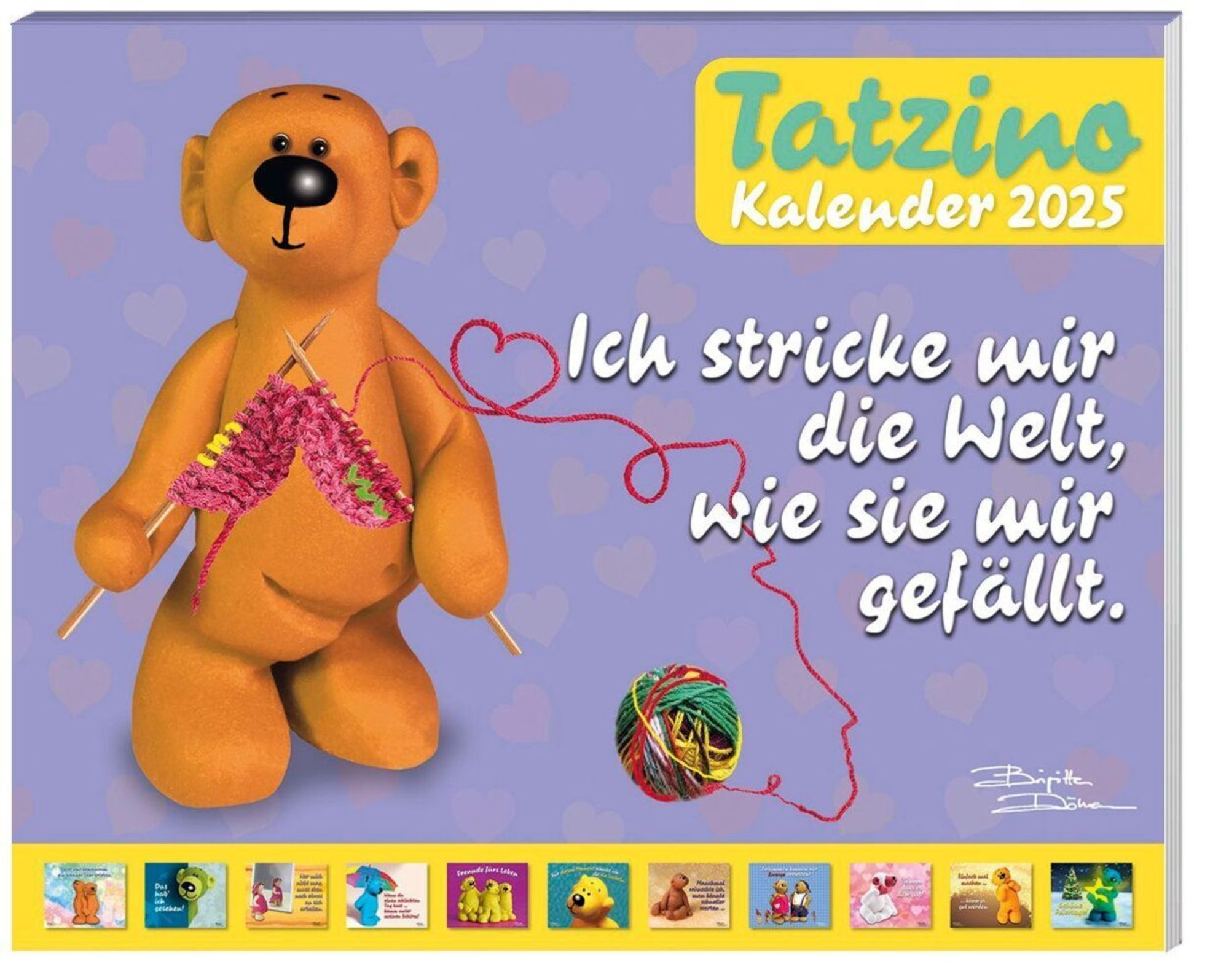 Tatzino Kalenderpaket 2025, 9-Teilig | Tatzino Kalender 2025