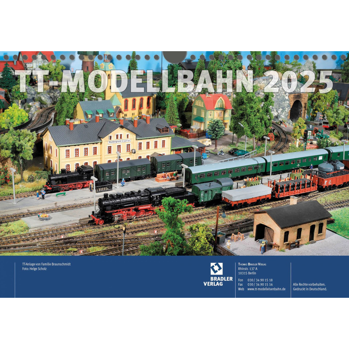 Tillig 09554 Tt Kalender 2025 - Modellbahnwelt - Ihr | Modelleisenbahn Kalender 2025