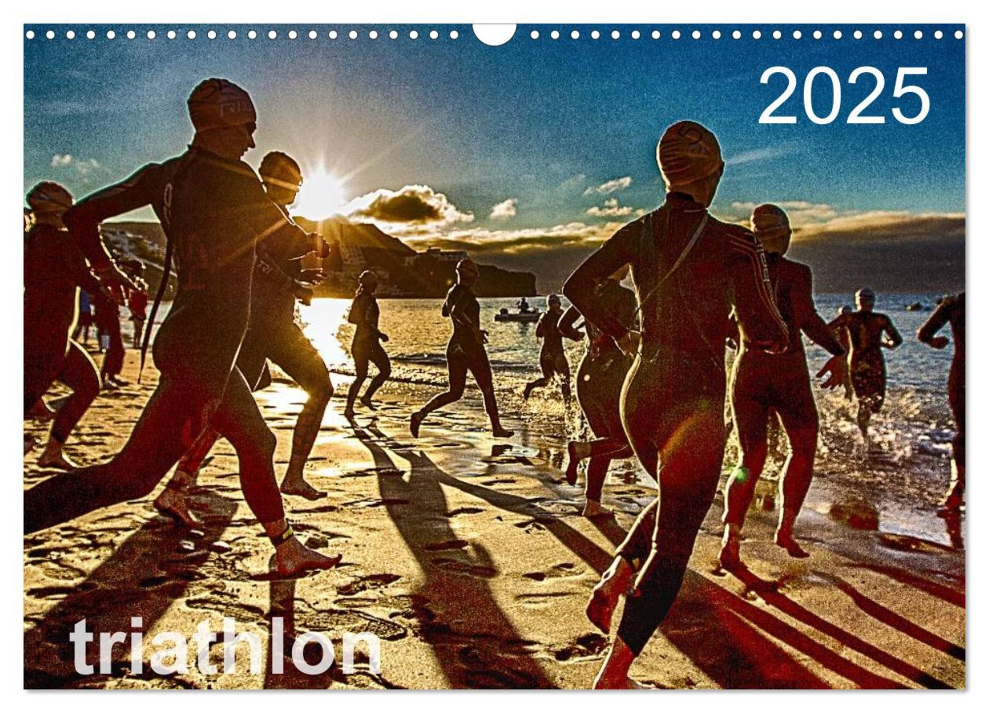 Triathlon 2025 (Wandkalender 2025 Din A3 Quer), Calvendo Monatskalender | Triathlon Kalender 2025