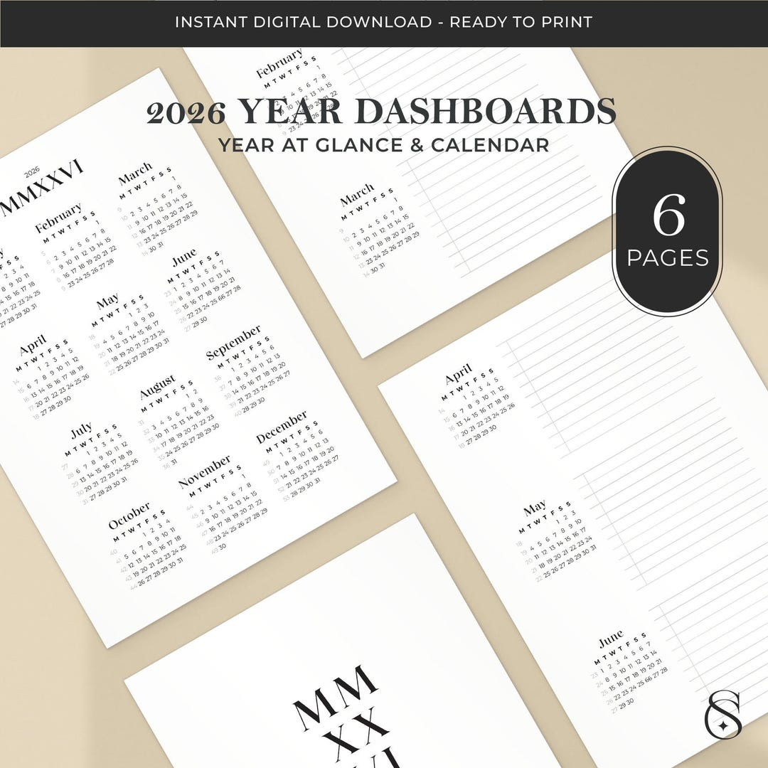 2026 Jahresübersichten Orion | Jahresdecke, Jahresübersicht | Orion Kalender 2026