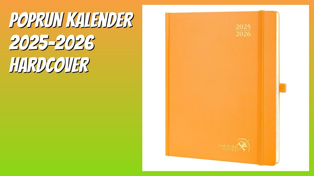 Bewertung (2026): Poprun Kalender 2025-2026 Hardcover. Infos - Youtube | Poprun Kalender 2026