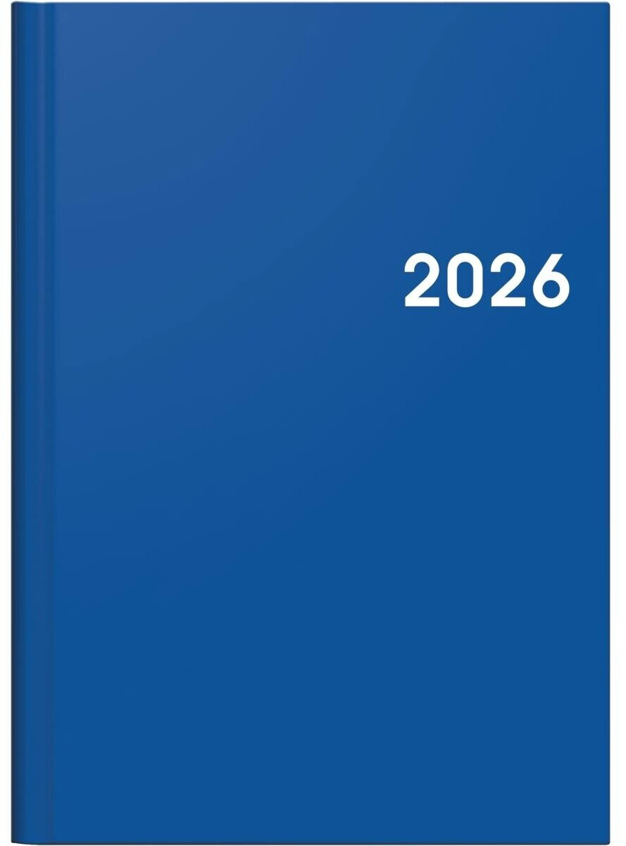 Brunnen Buchkalender 2026 , A5, Kunststoff, Blau (1079661036) Ab 8 | Brunnen Kalender 2026 A5