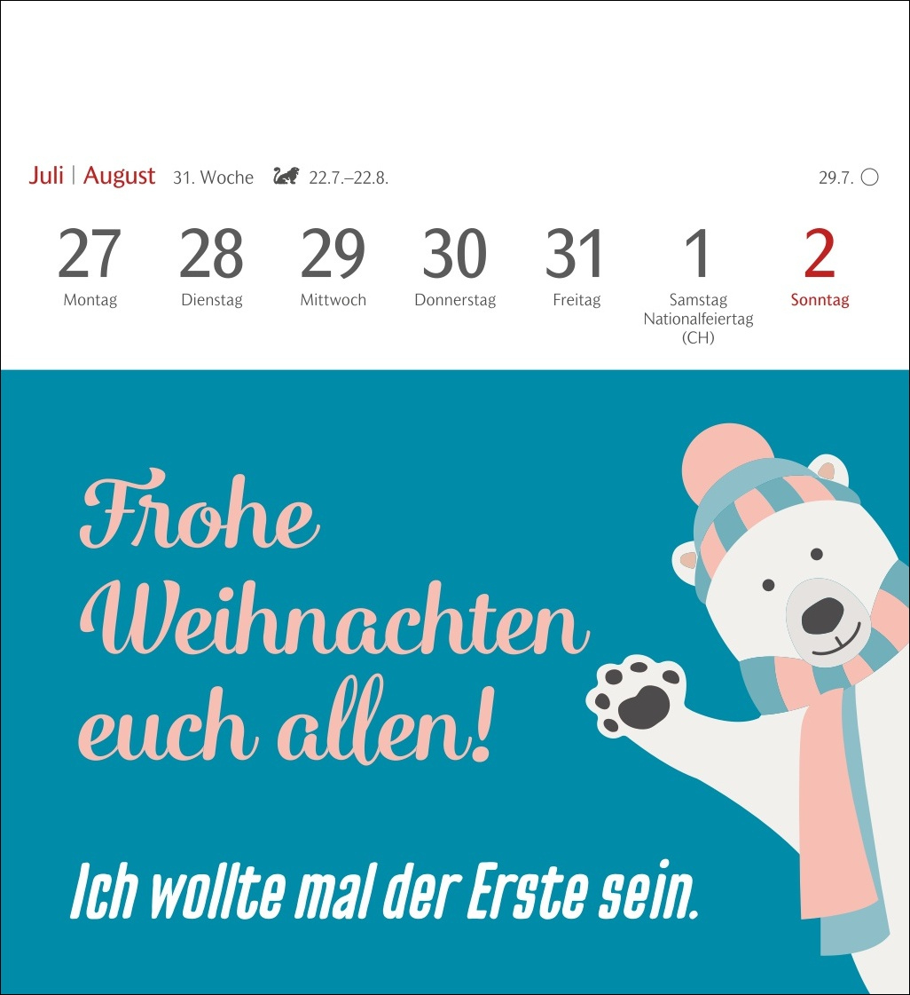 Der Fette Vogel Bricht Den Ast Postkartenkalender 2026 - Harenberg | Tatzino Kalender 2026