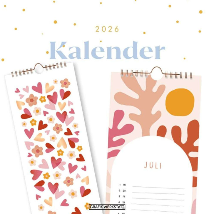 Grafik Werkstatt Kalender 2026