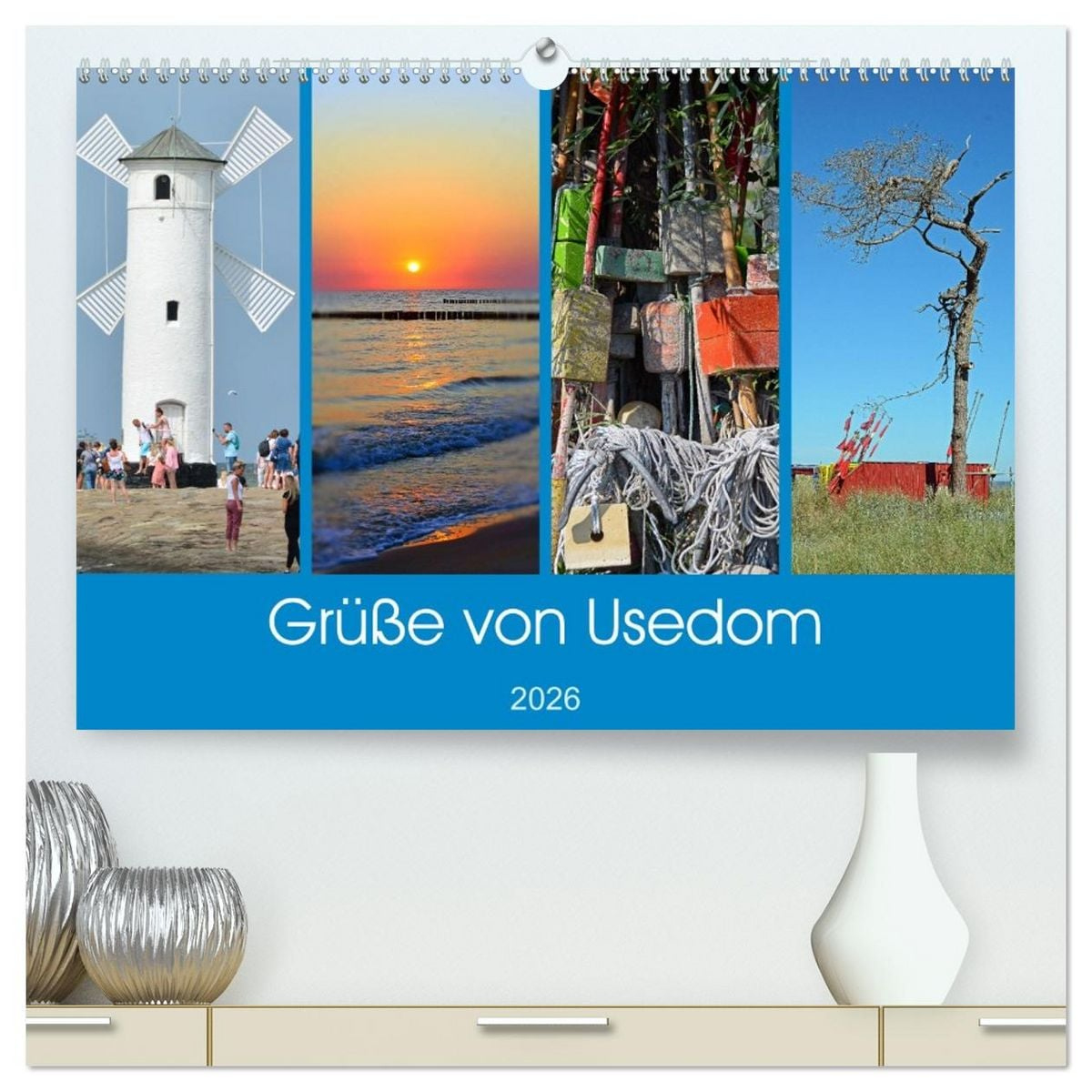Grüße Von Usedom (Hochwertiger Premium Wandkalender 2026 Din A2 | Ostsee Zeitung Kalender 2026