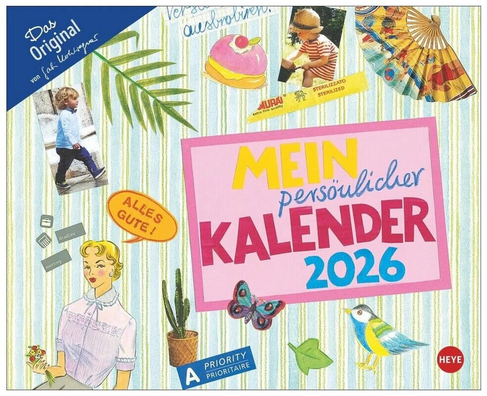 Heye Gabi Kohwagner Mein Persönlicher Kalender 2026 Ab 5,90 | Heye Kalender 2026