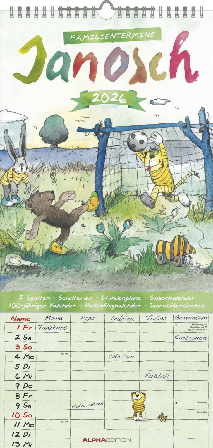 Aldi Süd Janosch Kalender 2026