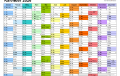 Kalender 2026 Zum Ausdrucken Als Pdf (21 Vorlagen, Kostenlos) | Kalender 2026 Kostenlos Drucken