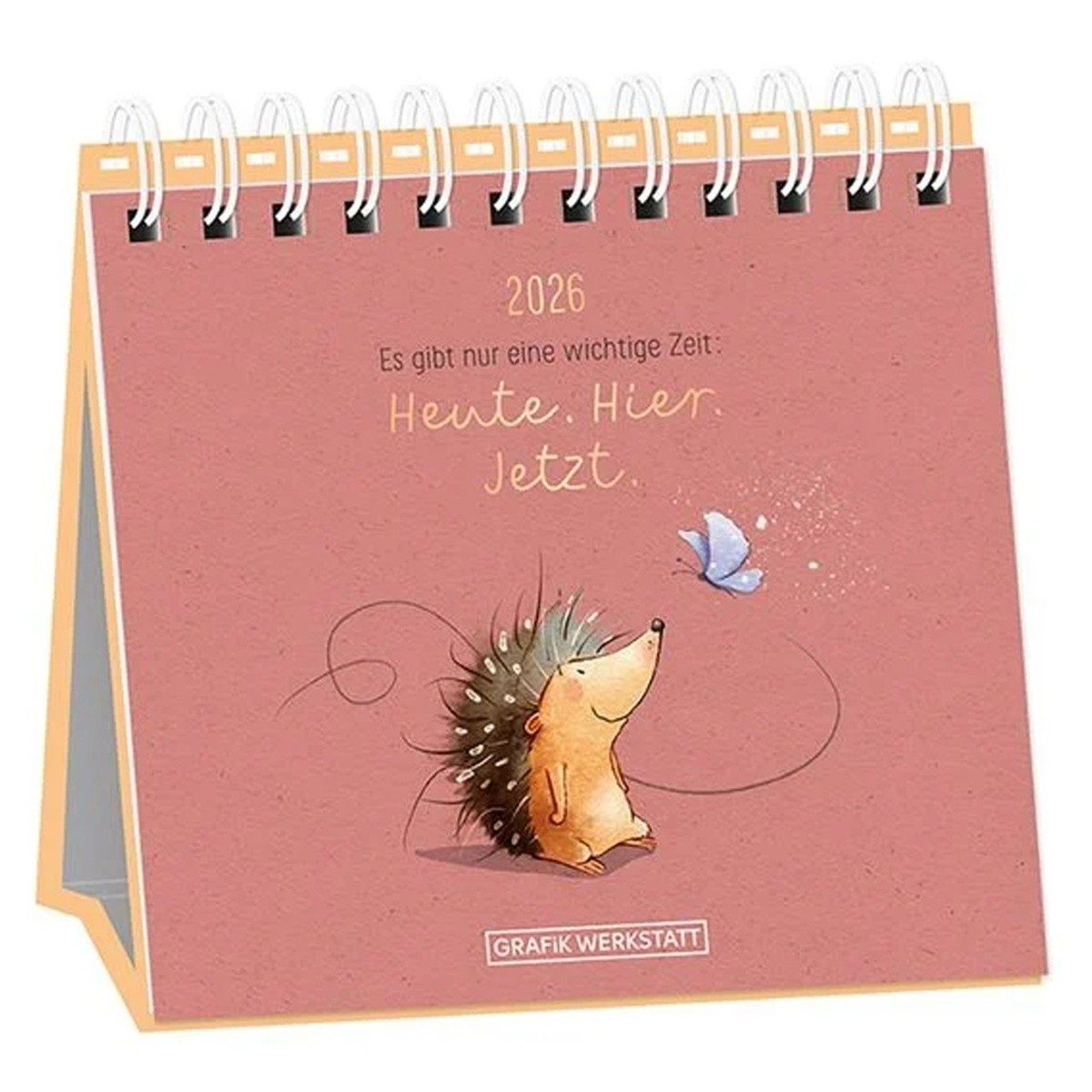 Kalender Tischkalender 2026 Heute Hier Jetzt Von Grafik Werkstatt | Grafik Werkstatt Kalender 2026
