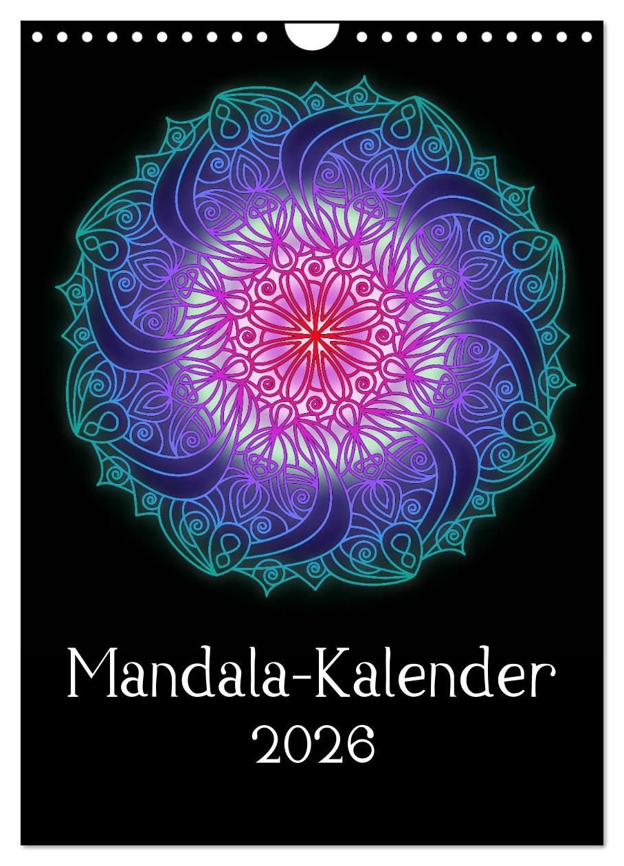 Mandala-Kalender 2026 (Wandkalender 2026 Din A4 Hoch), Calvendo  Monatskalender | Amazon Kalender 2026