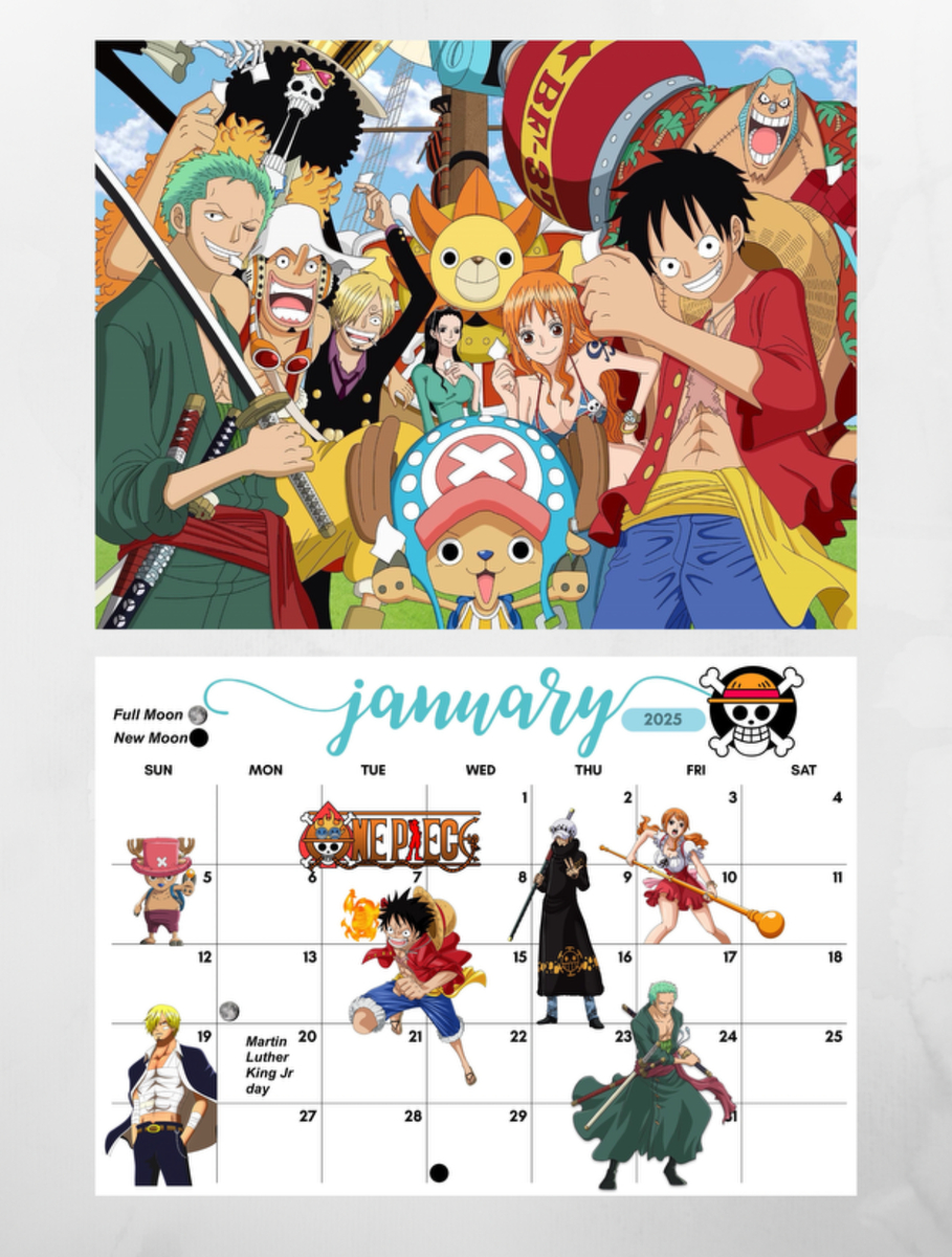 One Piece Wall Calendar 2026 | One Piece Kalender 2026