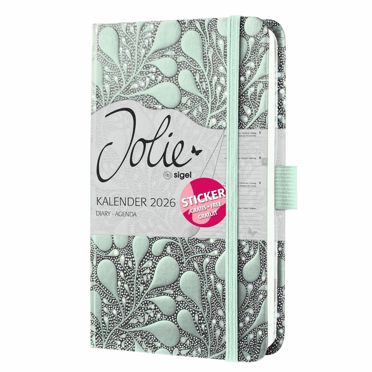 Sigel J6360 - Wochenkalender Jolie 2026, Ca. A6, Enchanted Nature | Jolie Kalender 2026
