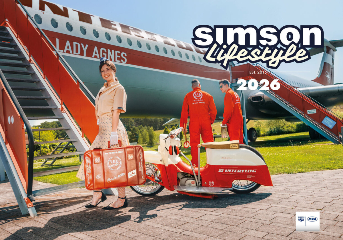 Simson Lifestyle-Kalender 2026 Von Mza, 17,90 € | Elsterglanz Kalender 2026