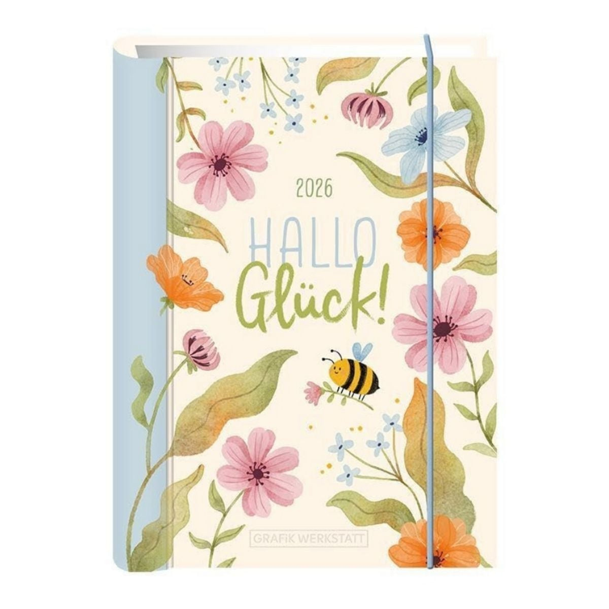 Terminplaner 2026 Hallo Glück&amp;quot; Kaufen | Grafik Werkstatt Kalender 2026