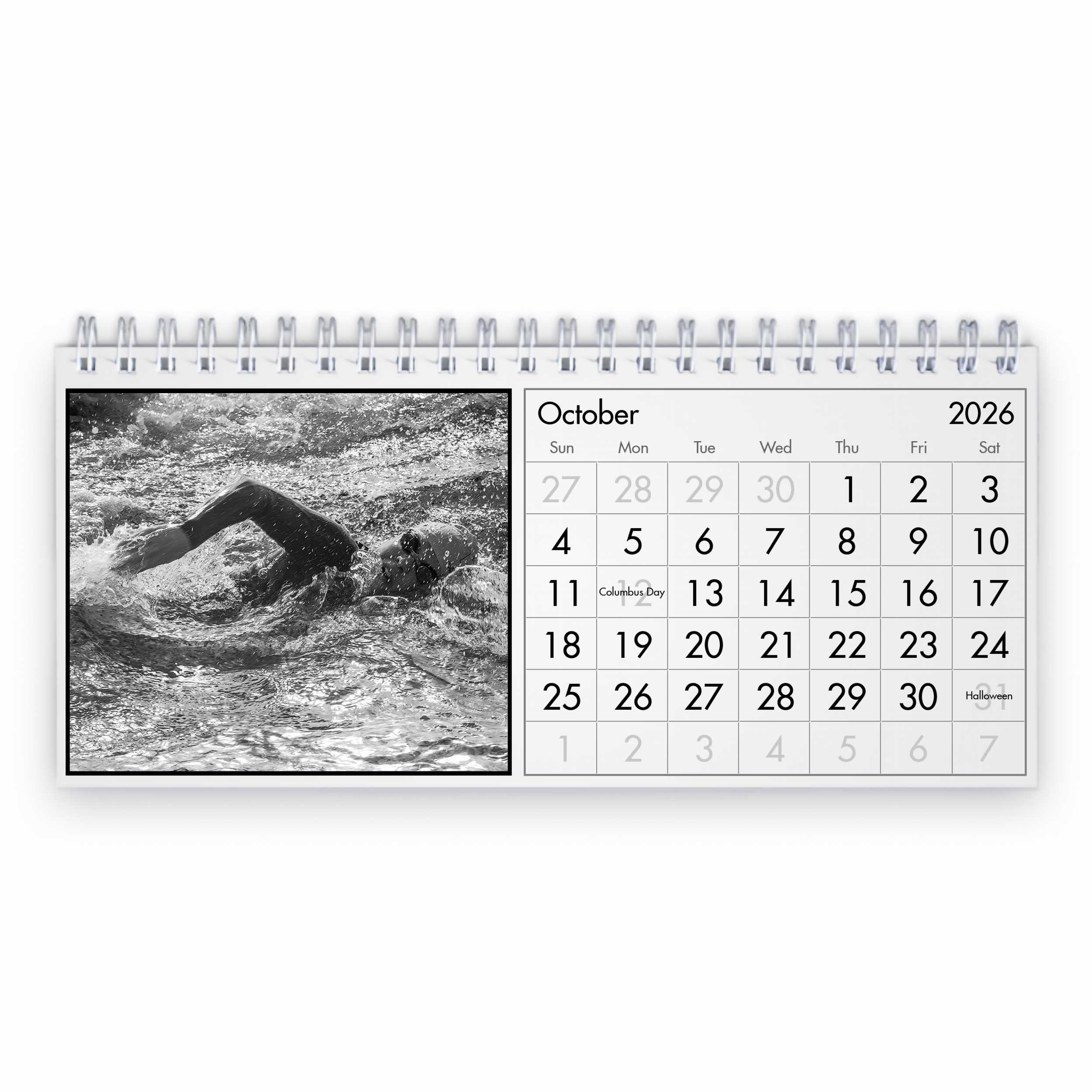 Triathlon 2026 Tischkalender | Triathlon Kalender 2026