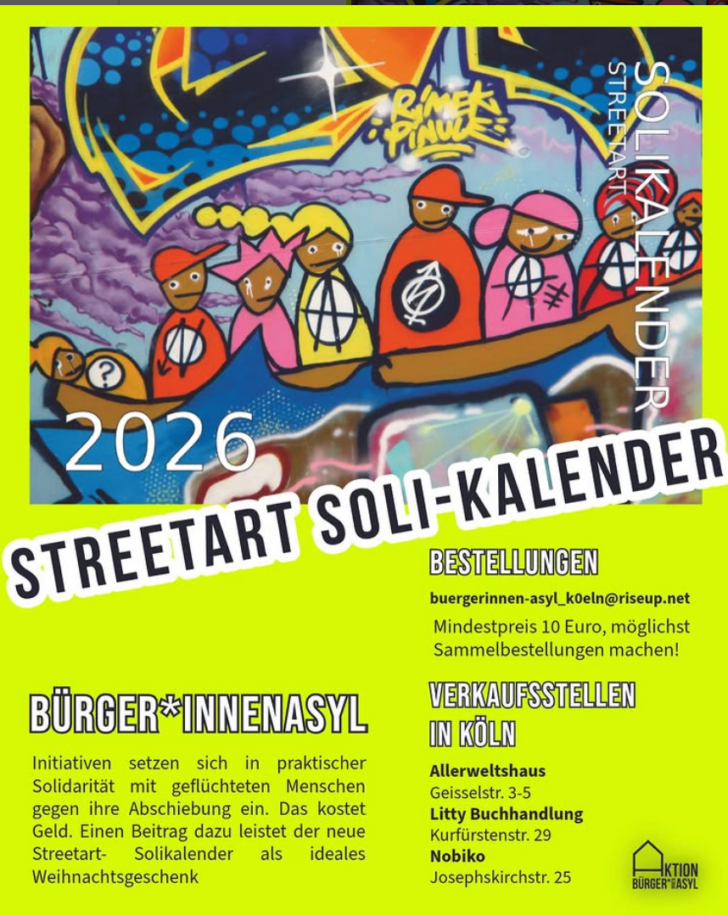 Abschiebe Kalender 2026